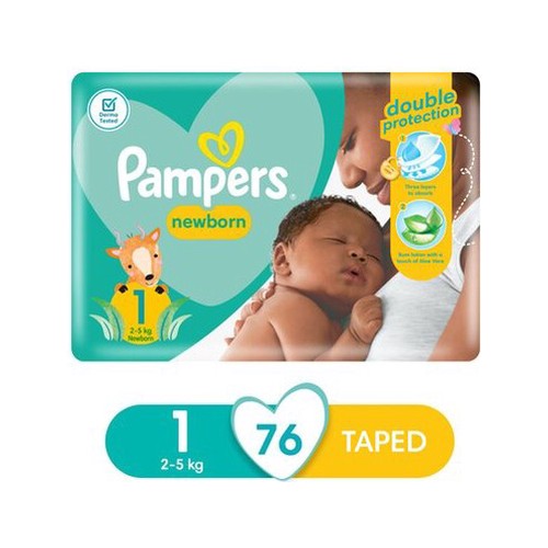 Pampers New Baby Size 2, 68 Nappies